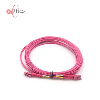 LC-LC OM4 이중 패치 케이블