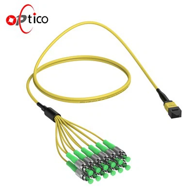 40G MPO MTP 팬아웃 FC UPC 커넥터 패치 케이블